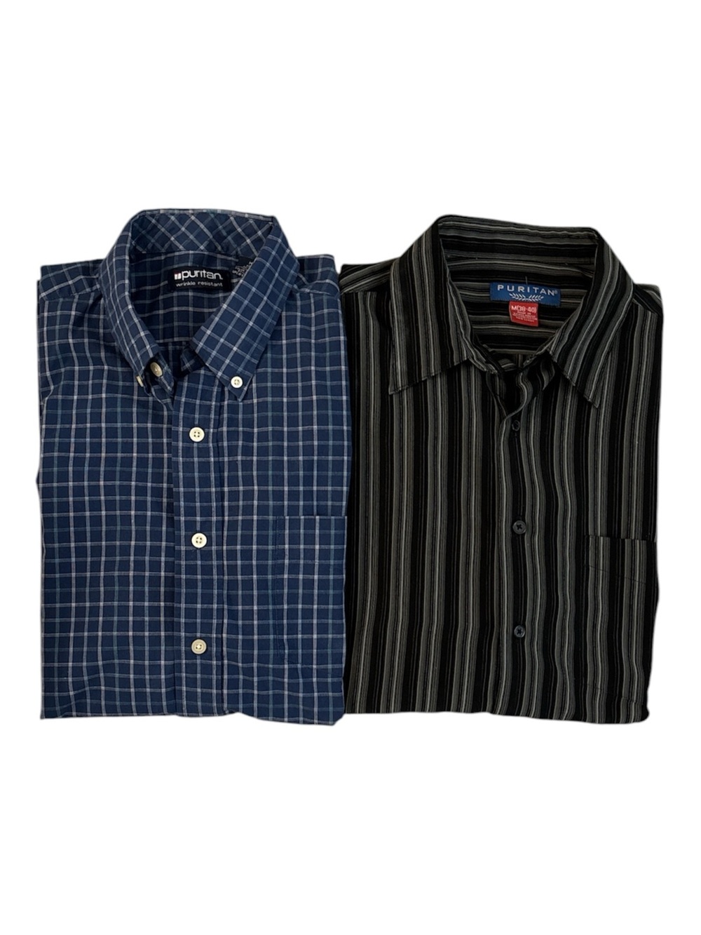 Mens Puritan Button Down Shirt Bundle Medium